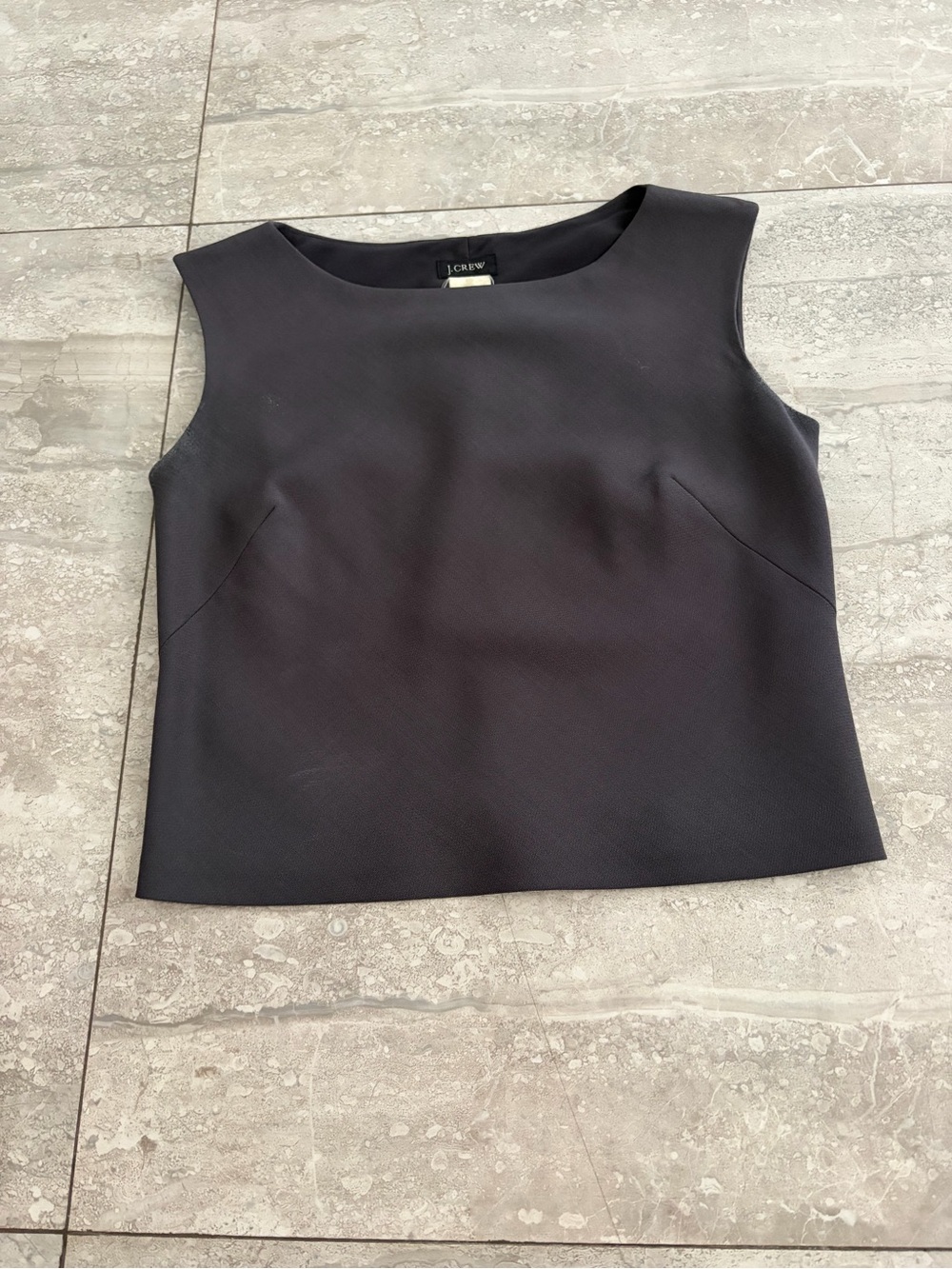 J. Crew Black Sleeveless Ponte Tank Top